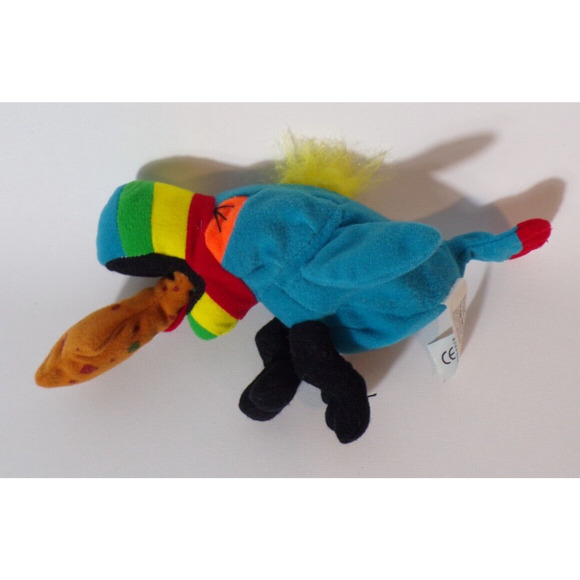 1997 MEANIES Series 1 - Hurley The Toucan- Beanie Plush Stuffed Toy - Picture 2 of 4